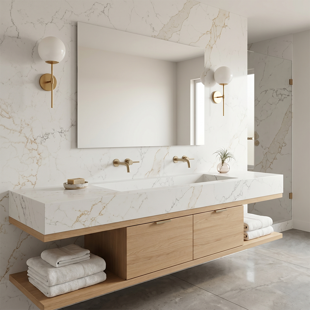 PF-Enspire Calacatta Muse Quartz Slab