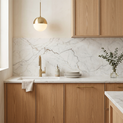 PF-Lumina Bianco Serena Printed Surface Quartz Slab