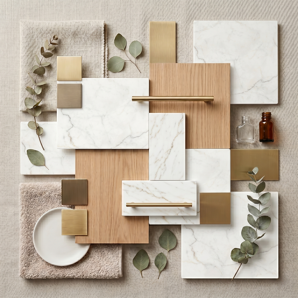 PF-Lumina Bianco Serena Printed Surface Quartz Slab