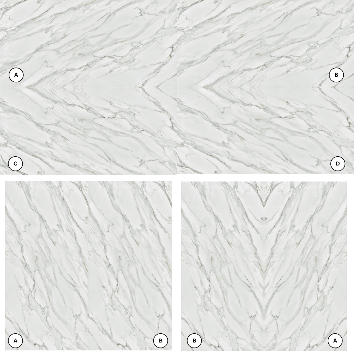 PF-Lumina Calacatta Sienna Printed Surface Quartz Slab