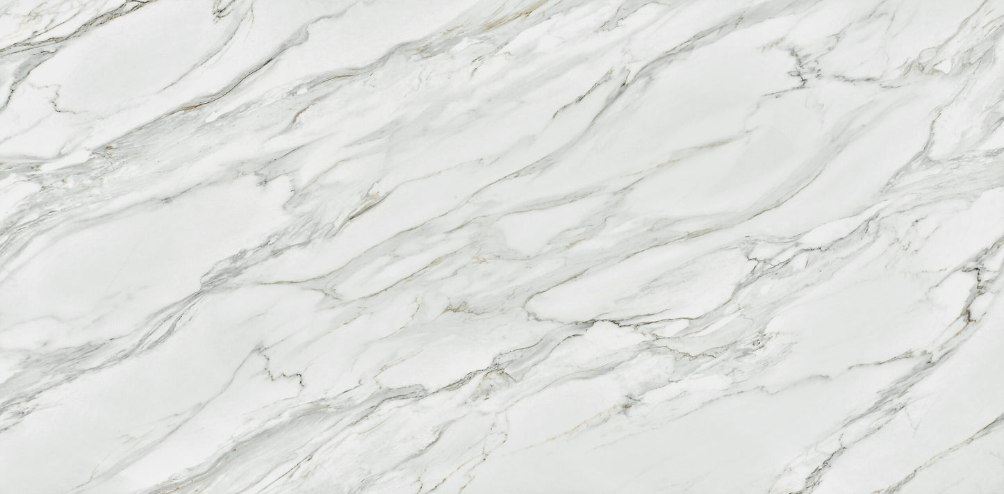 PF-Lumina Calacatta Sienna Printed Surface Quartz Slab