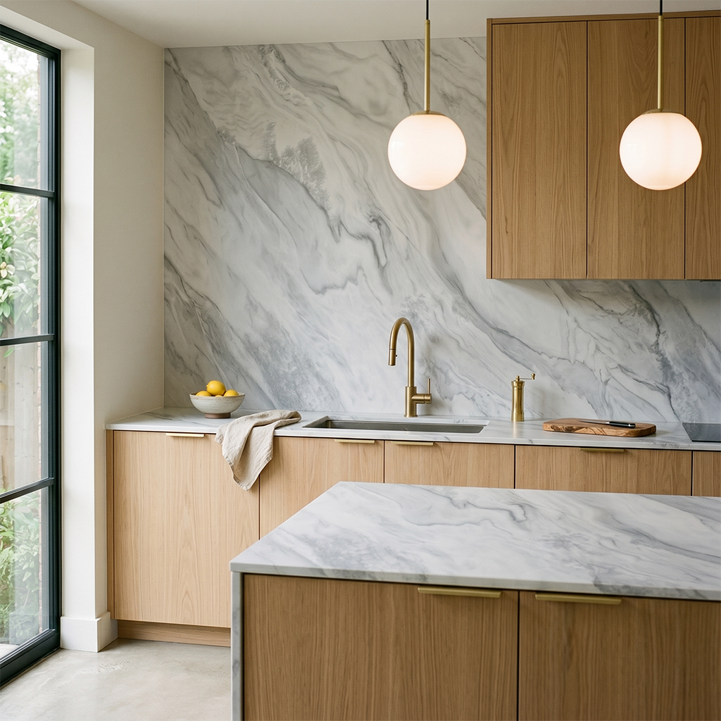 PF-Lumina Celestial Printed Surface Quartz Slab