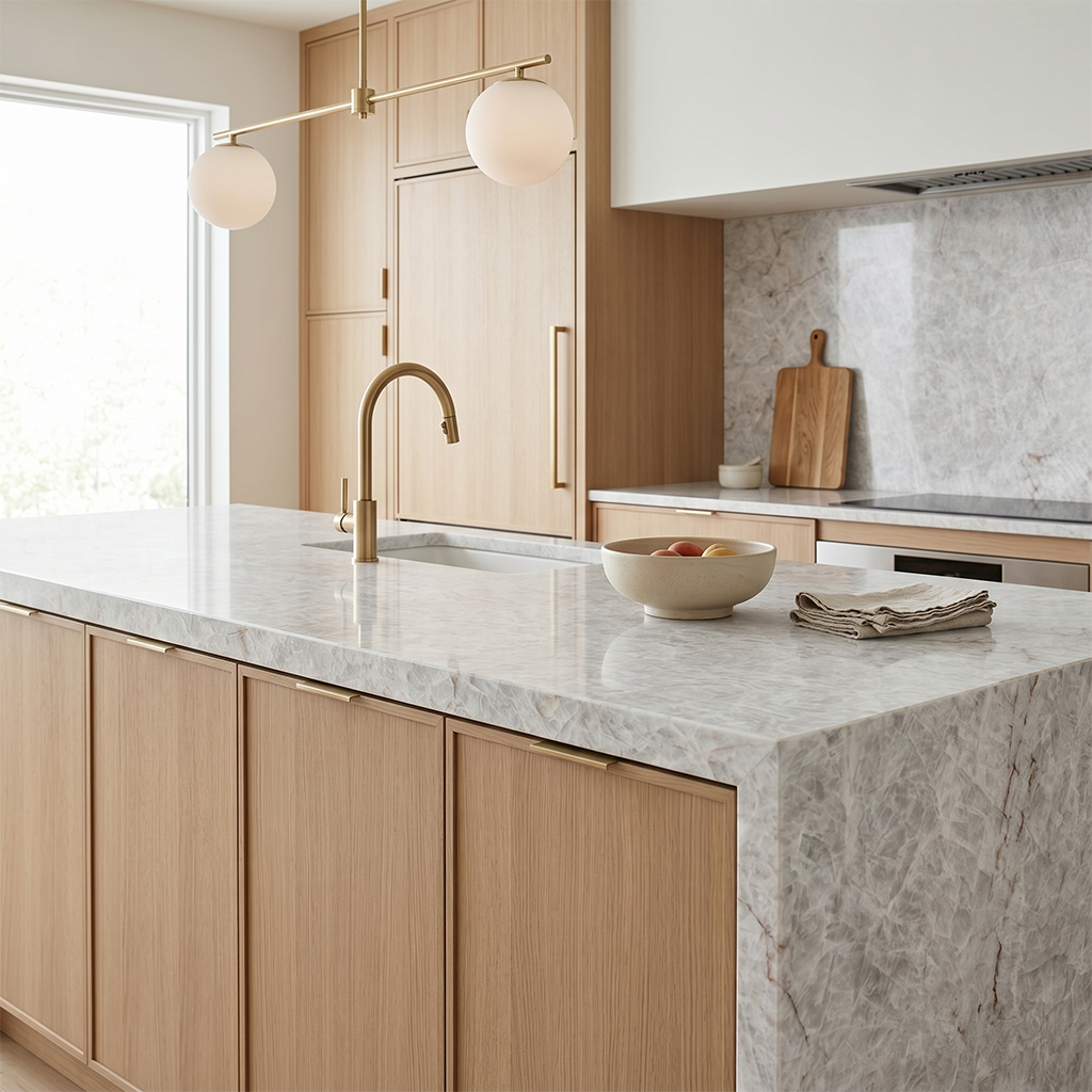 PF-Lumina Crystallo Printed Surface Quartz Slab