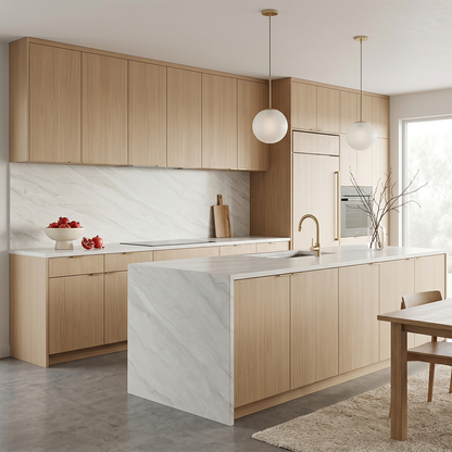 PF-Lumina Mont Blanc Printed Surface Quartz Slab