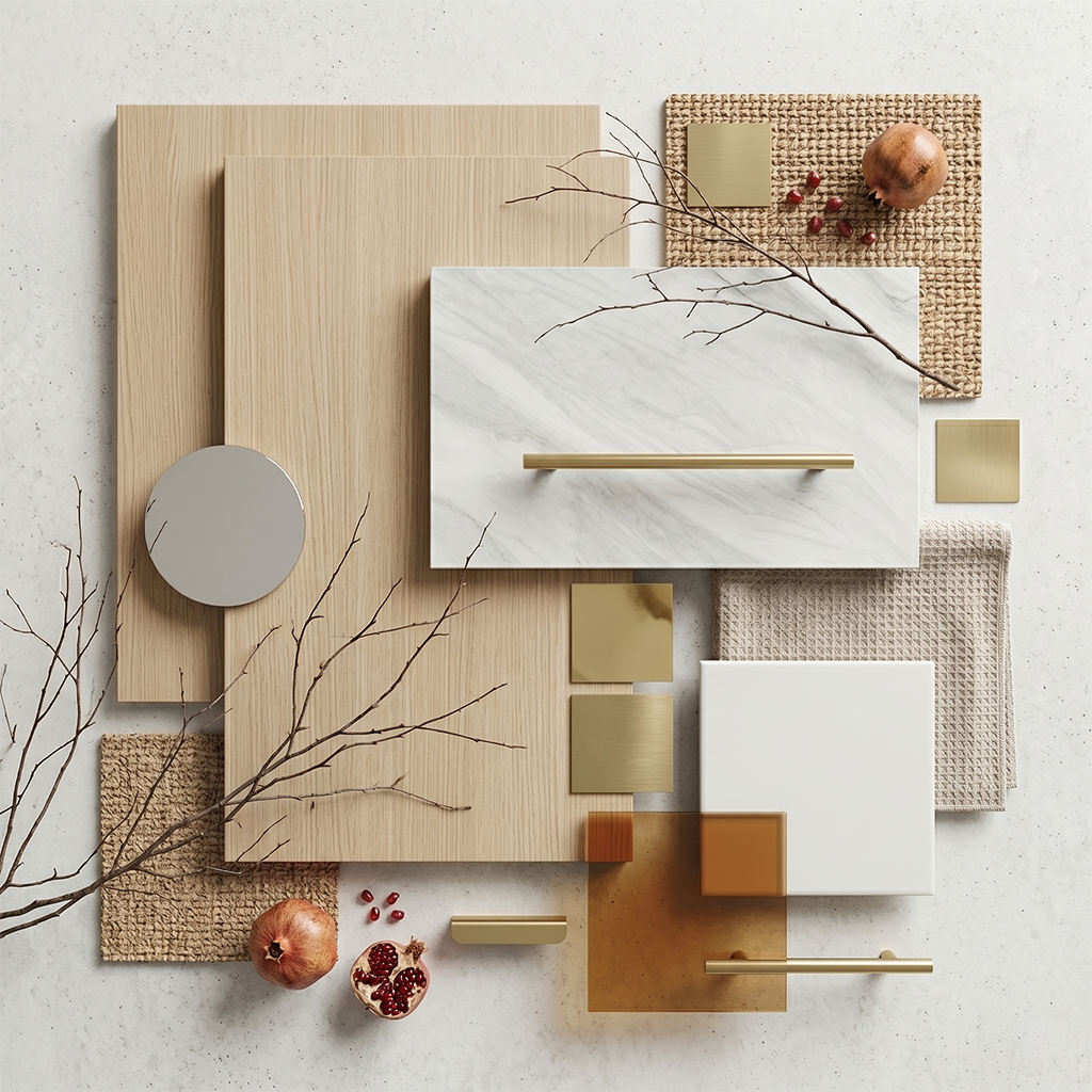 PF-Lumina Mont Blanc Printed Surface Quartz Slab