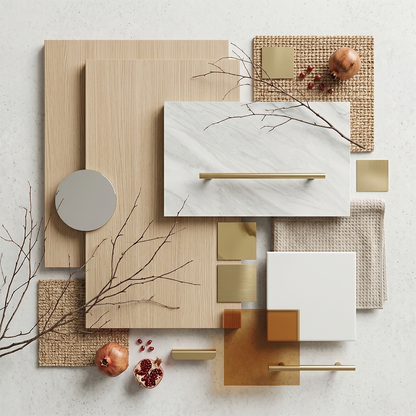 PF-Lumina Mont Blanc Printed Surface Quartz Slab