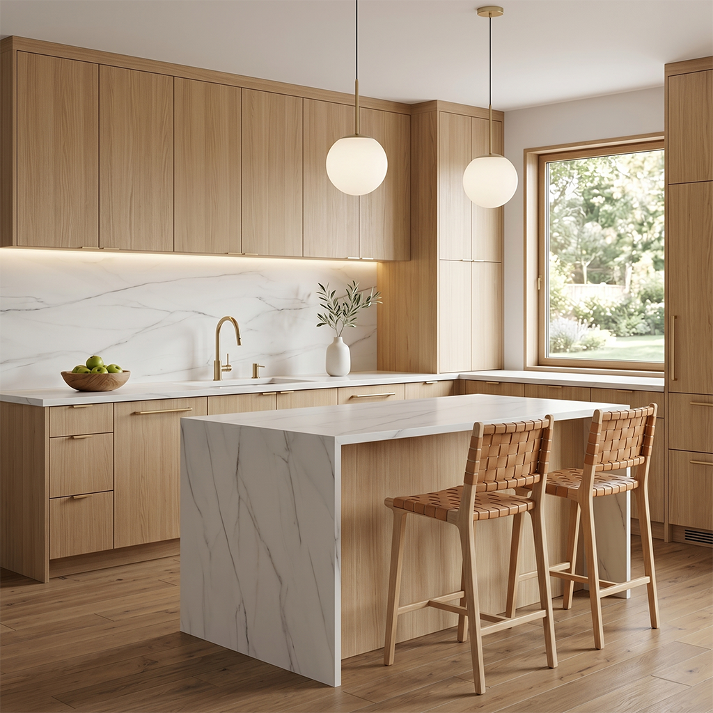 PF-Lumina Opulence Printed Surface Quartz Slab