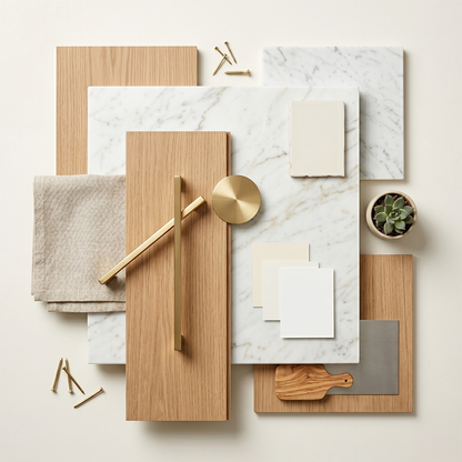PF-Mimetech Eternal White Printed Surface Quartz Slab