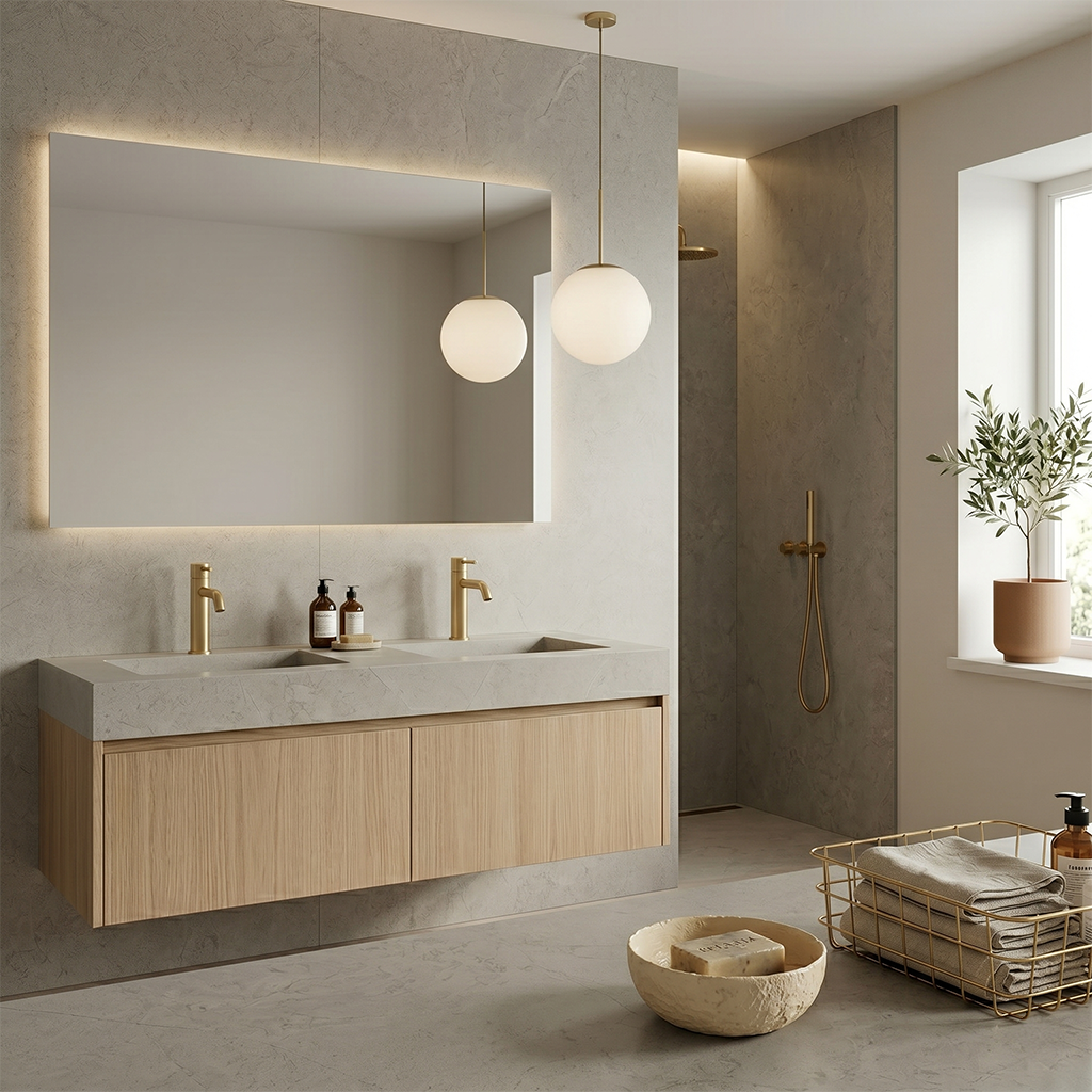 PF-Mimetech Nature Sand Printed Surface Quartz Slab