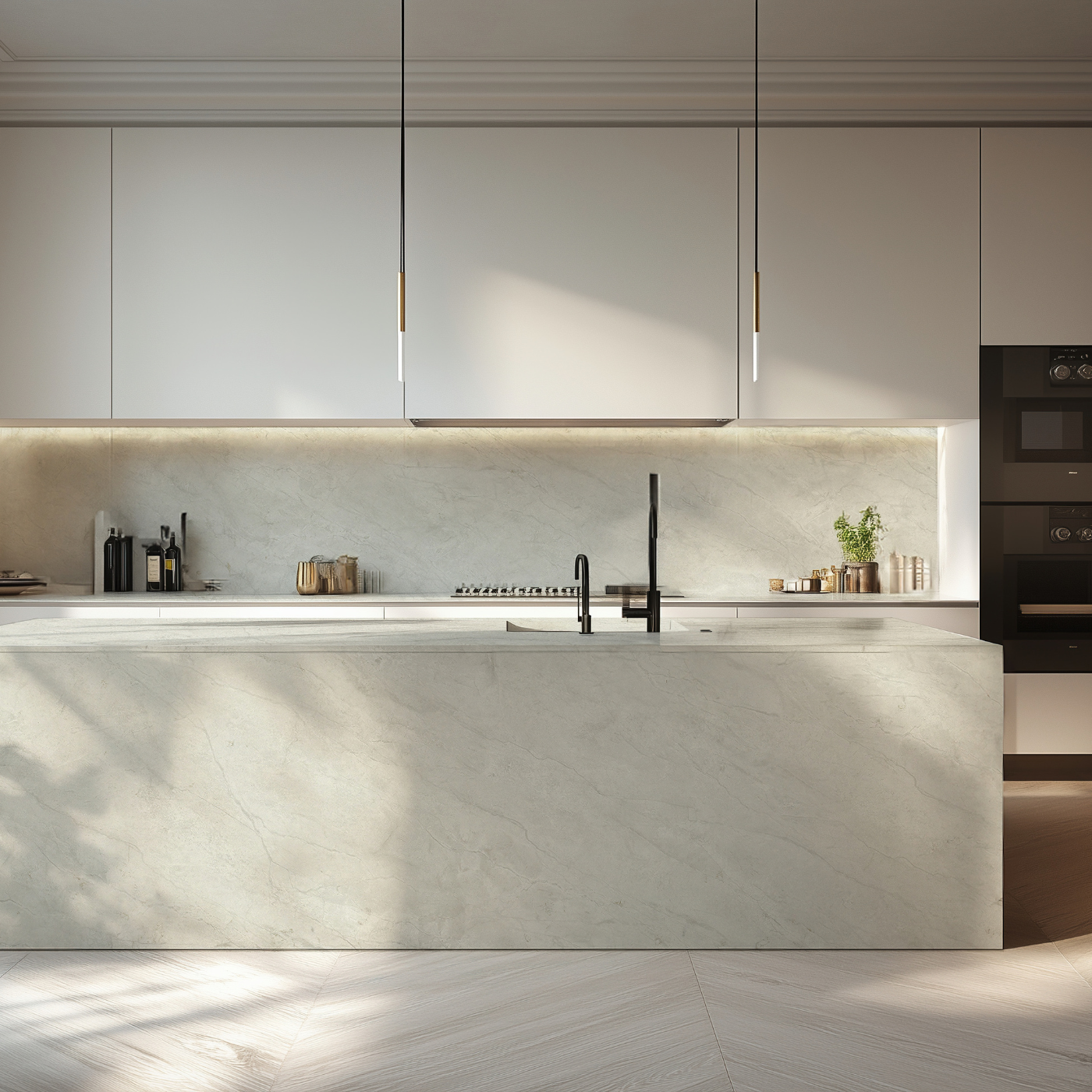 PF-Mimetech Terra Beige Printed Surface Quartz Slab