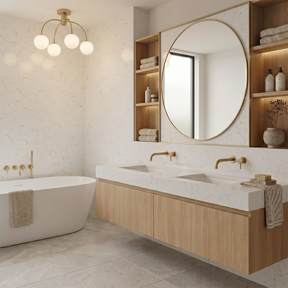 PF-Zero Carrara Rena Silica-Free Quartz Slab