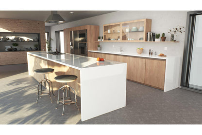 PF-Zero Super White Silica-Free Quartz Slab