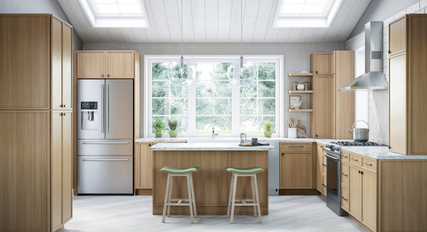 PK-Shady Slim Oak Frameless Shaker