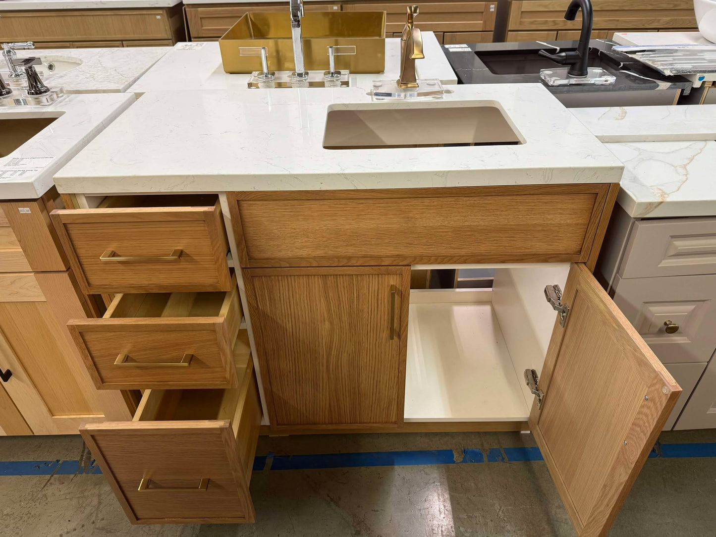 PK-Shady Slim Oak Frameless Shaker
