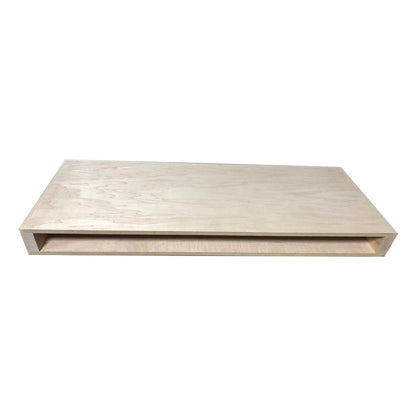Ainsley wood floating shelf 42 inch x 10 inch Maple