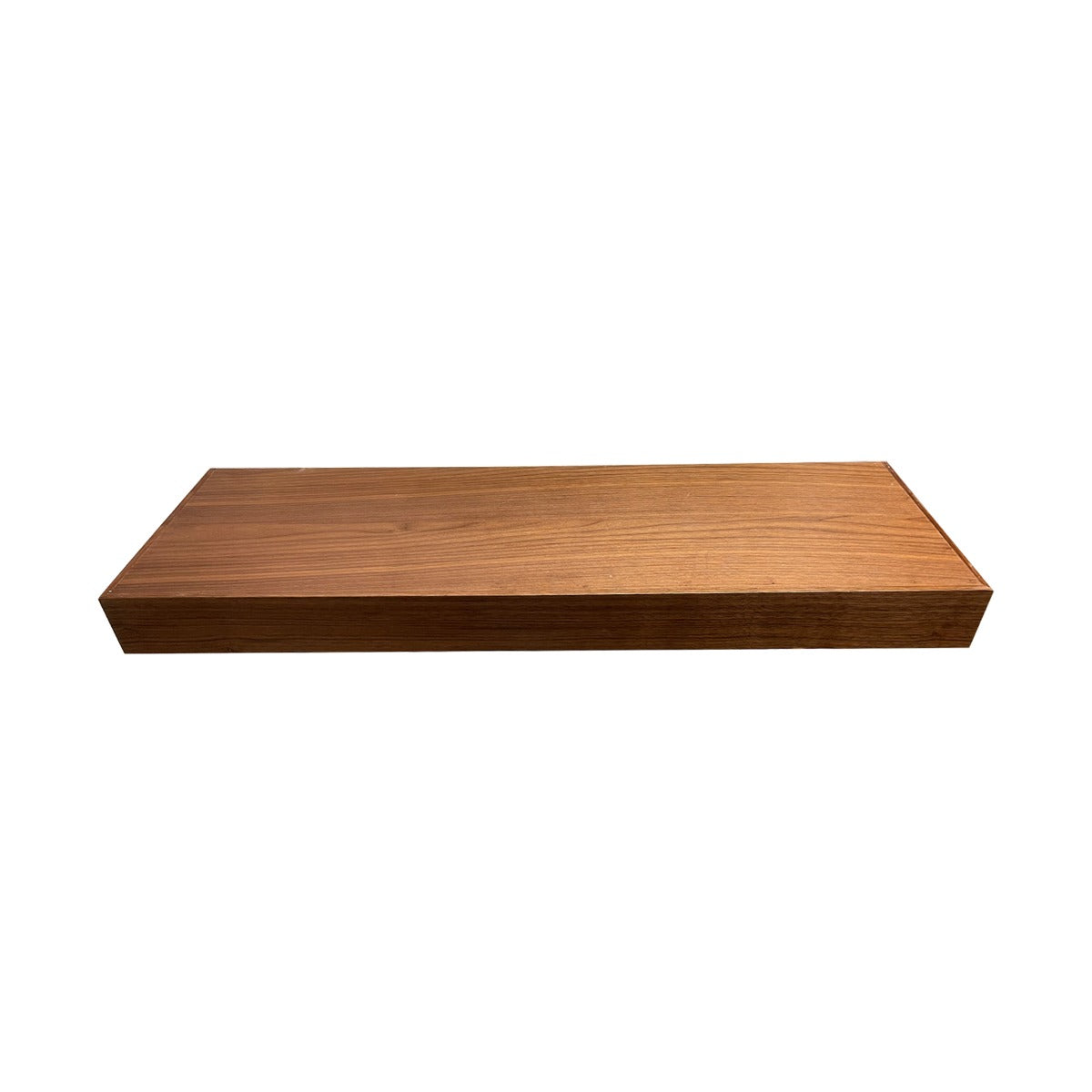 Ainsley wood floating shelf 24 inch x 10 inch Walnut