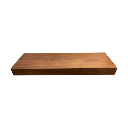 Ainsley wood floating shelf 30 inch x 10 inch Walnut