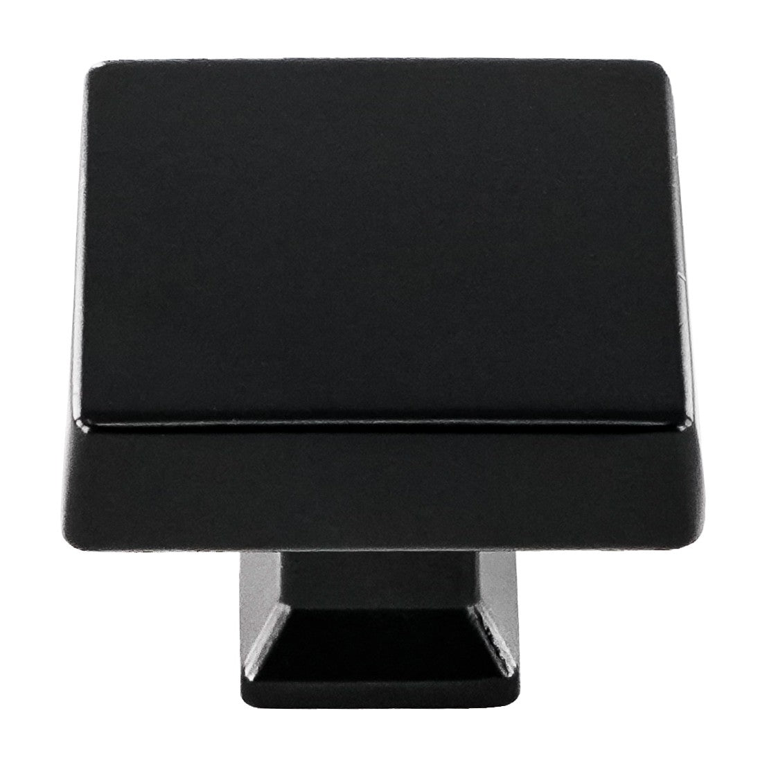 Colorado oversized square cabinet knob in Matte Black