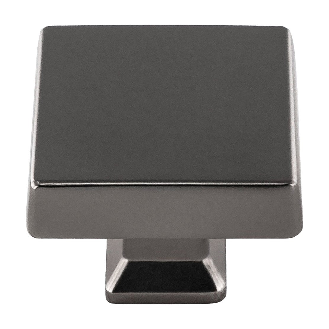 Colorado oversized square cabinet knob in Dark Pewter