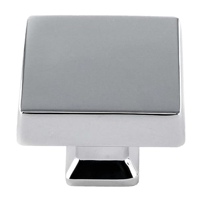 Colorado oversized square cabinet knob in Polished Chrome