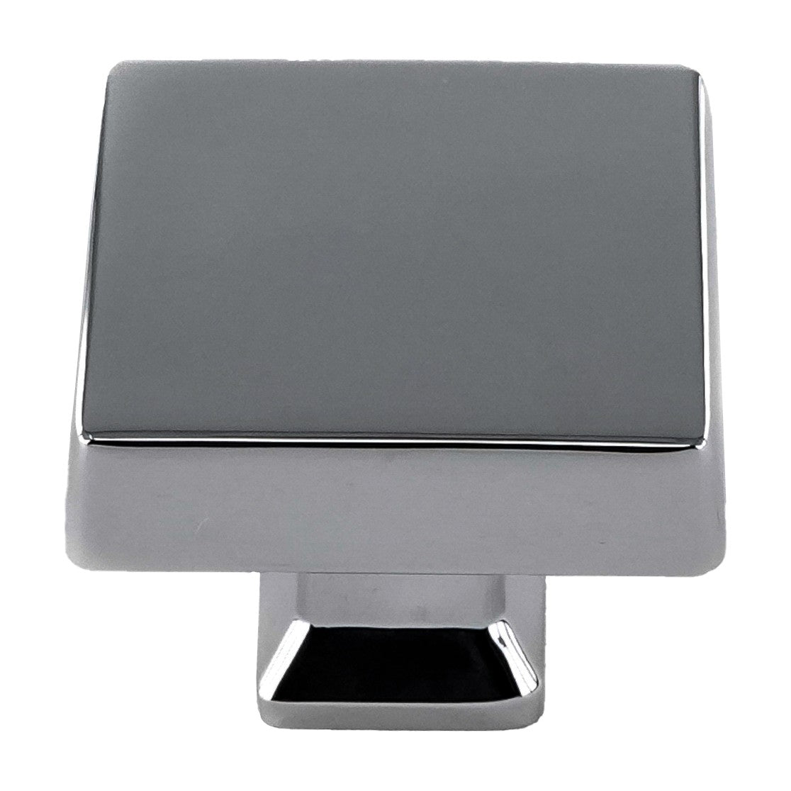 Colorado oversized square cabinet knob in Satin Nickel