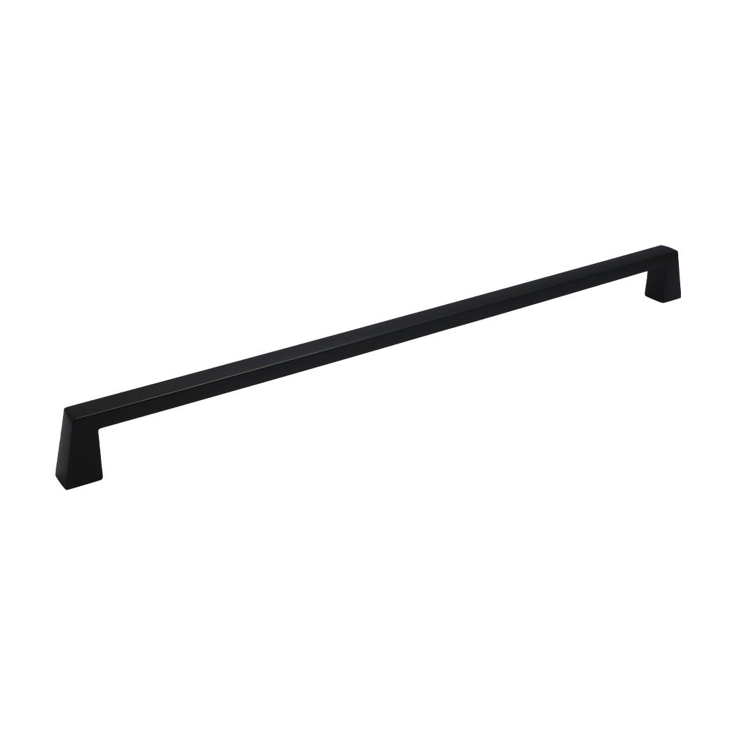 Colorado appliance pull in Matte Black, 18 inch center to center