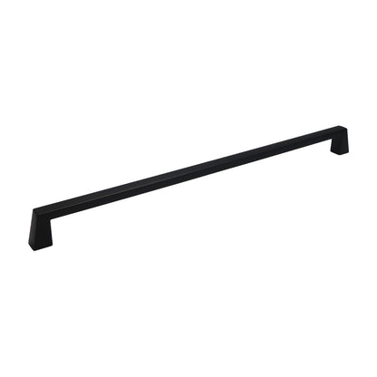 Colorado appliance pull in Matte Black, 18 inch center to center