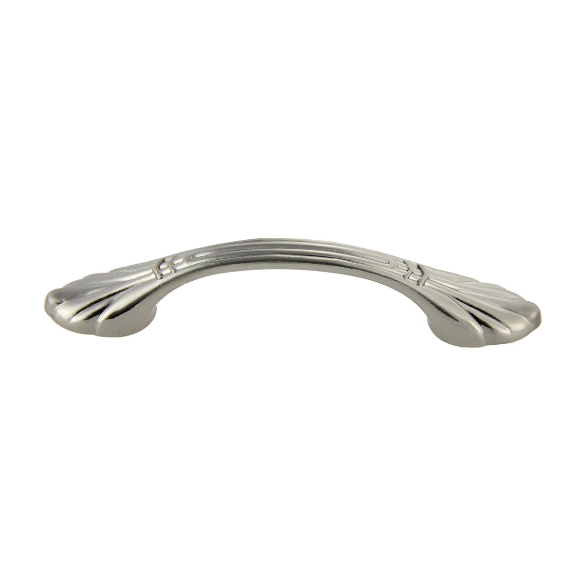 Coquille shell handle in Satin Nickel