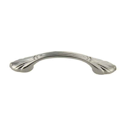 Coquille shell handle in Satin Nickel