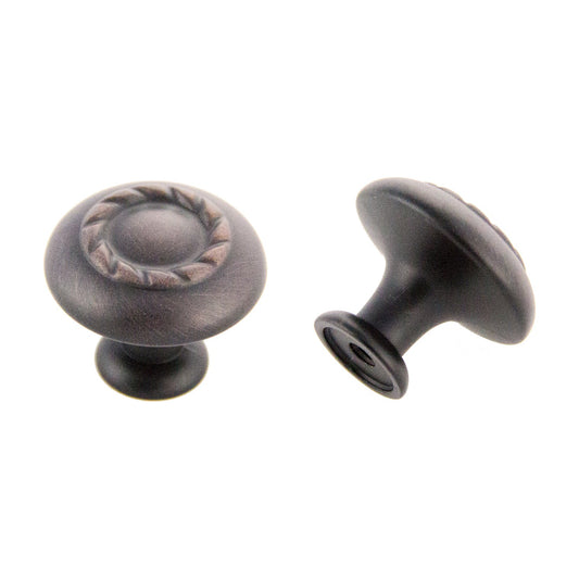 Corda rope knob handle in Oil Rubbed Bronze