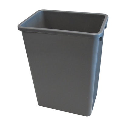 Everly 35 quart plastic waste container in Grey