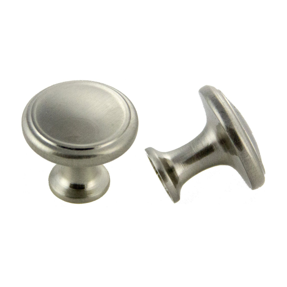 Harlan knob handle in Satin Nickel