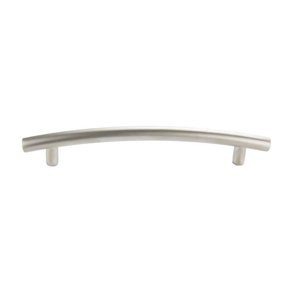 Haverly curved bar handle in Dull Nickel