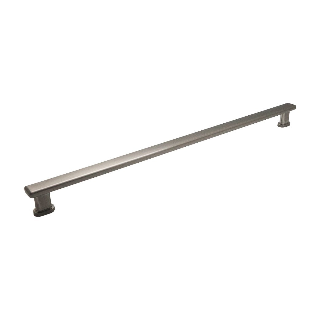 Manhattan appliance pull in Satin Nickel, 18 inch center to center