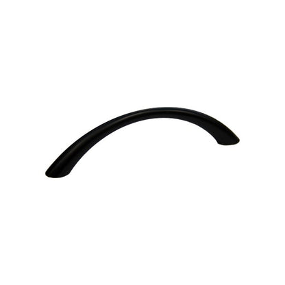 Merritt bow handle in Matte Black, 3 3/4 inch size