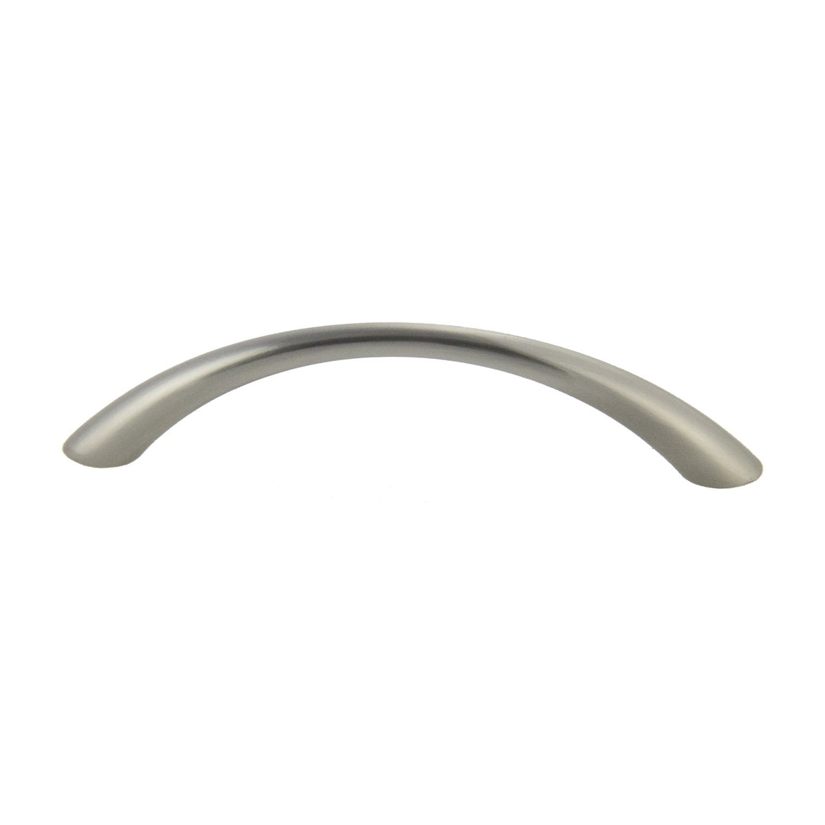 Merritt bow handle in Satin Nickel, 3 3/4 inch size