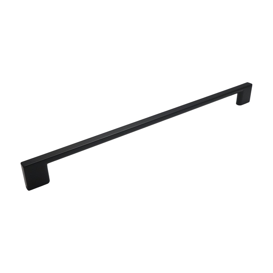 Miami appliance pull in Matte Black, 18 inch center to center