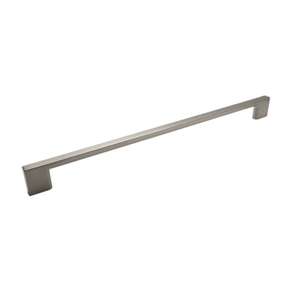Miami appliance pull in Satin Nickel, 18 inch center to center