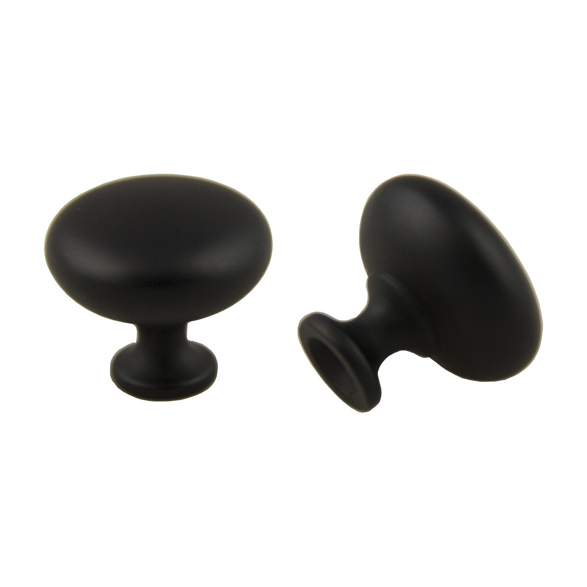 Pember mushroom knob handle in Matte Black
