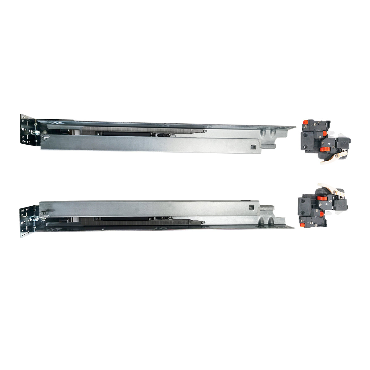 Perform Pro 6X undermount soft-close drawer slide with 3D locking device, 9 inch