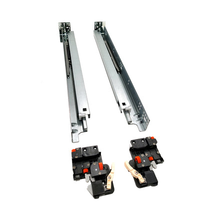 Perform Pro 6X undermount soft-close drawer slide with 3D locking device, 15 inch, 5/8 inch Drawer Sides