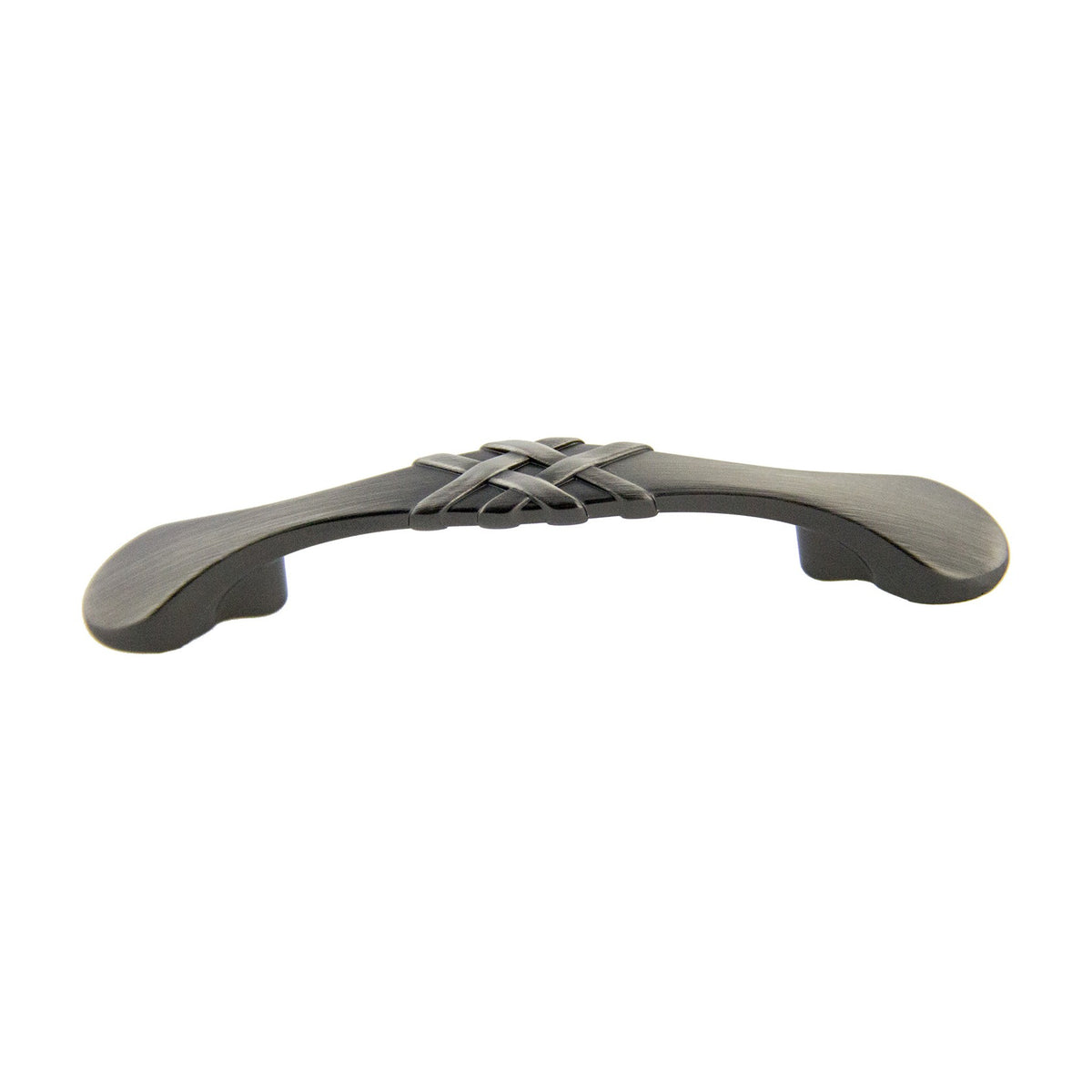 Plait braided handle in Satin Pewter