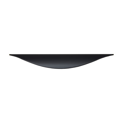 Rill waterfall handle in Matte Black, 3 3/4 inch size