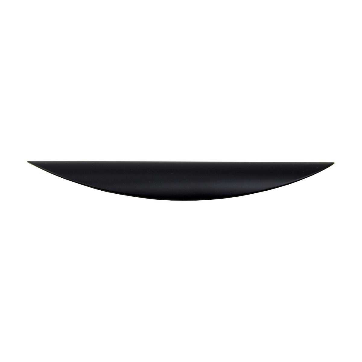 Rill waterfall handle in Matte Black, 5 inch size