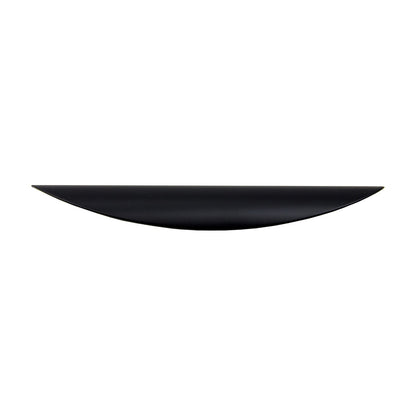 Rill waterfall handle in Matte Black, 5 inch size