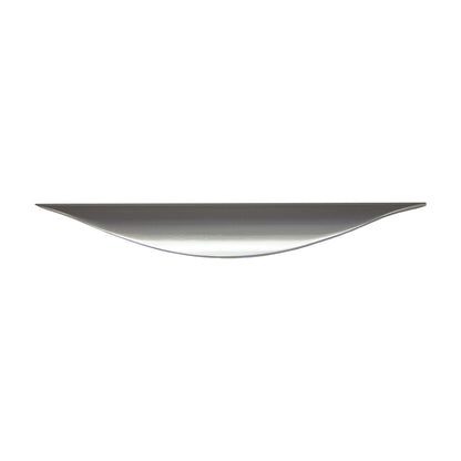 Rill waterfall handle in Satin Nickel, 3 3/4 inch size