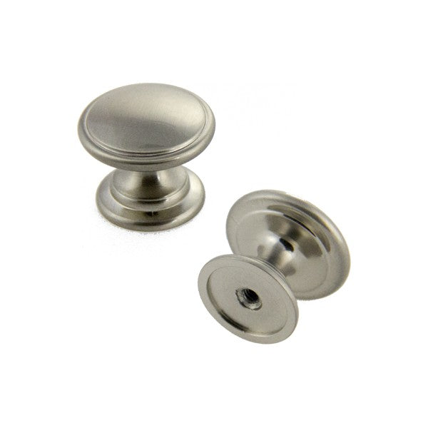 Rourke knob handle in Satin Nickel