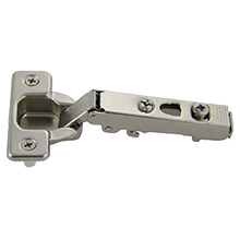SDX Series self-close concealed European hinge, Click-On Cam, 8 mm Dowels