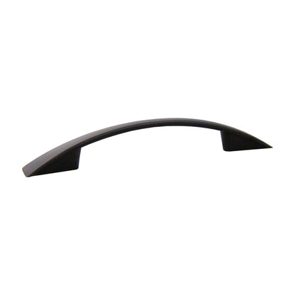 Vesta modern bow handle in Oil Rubbed Bronze, 3 3/4 inch size