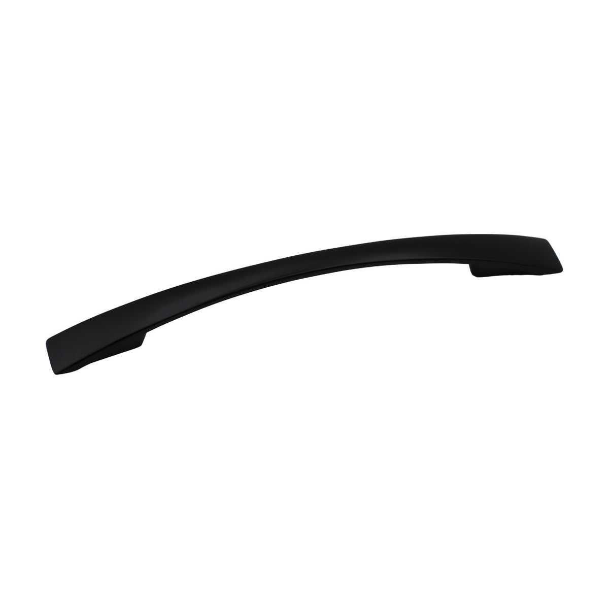 Vesta modern bow handle in Matte Black, 5 inch size